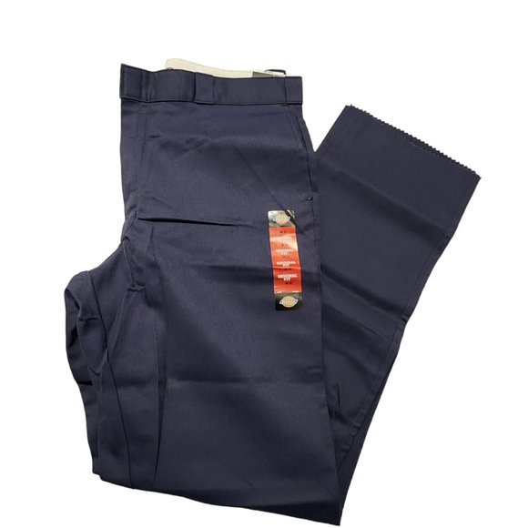Dickies Men's 874 Original Fit Classic Work Pants Navy Size 40 - Picture 1 of 13